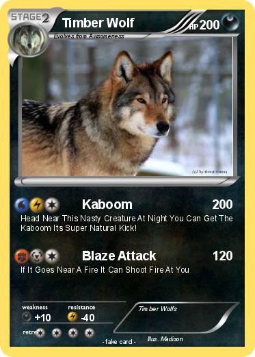 Pokemon Timber Wolf