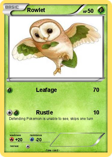 Pokemon Rowlet