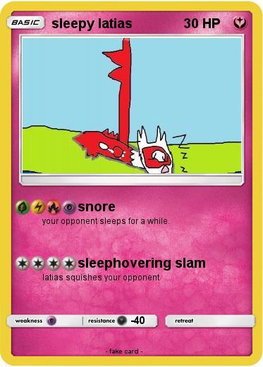 Pokemon sleepy latias