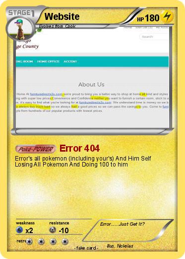 Pokemon Website
