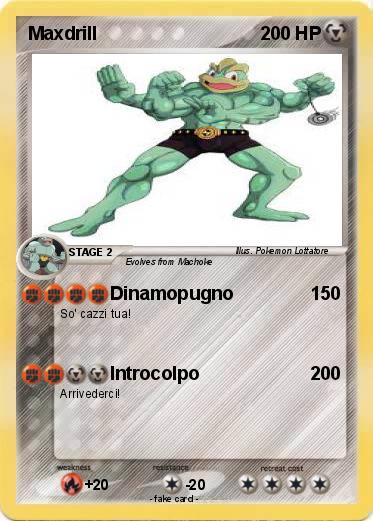Pokemon Maxdrill