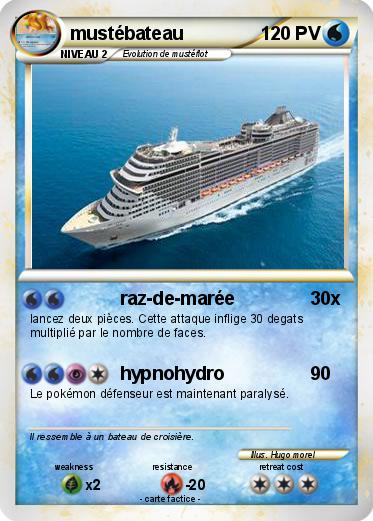 Pokemon mustébateau