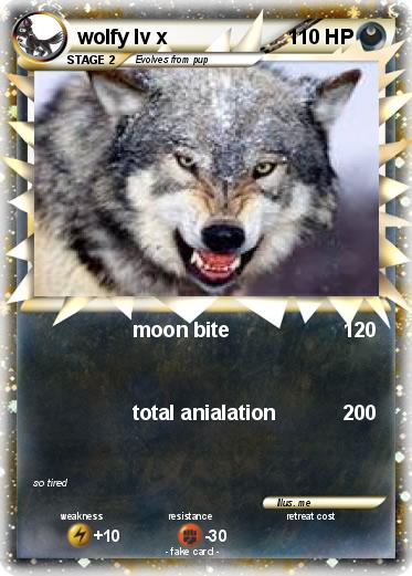 Pokemon wolfy lv x