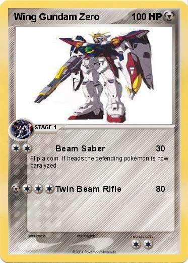 Pokemon Wing Gundam Zero