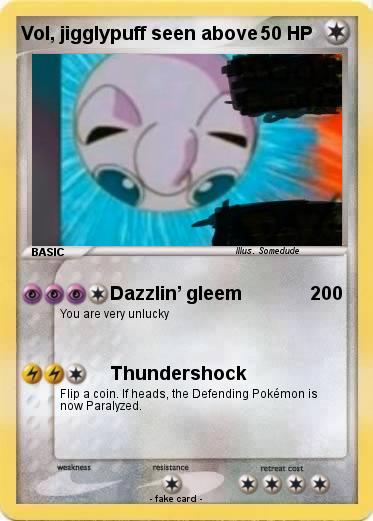 Pokemon Vol, jigglypuff seen above