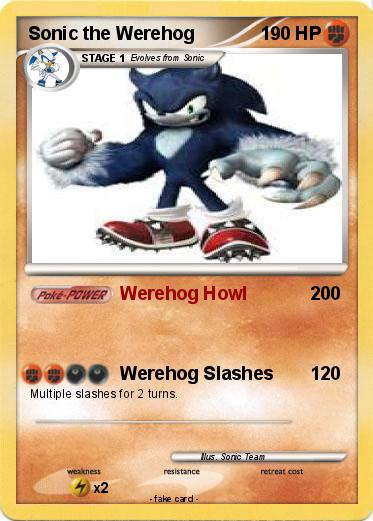 Pokemon Sonic the Werehog
