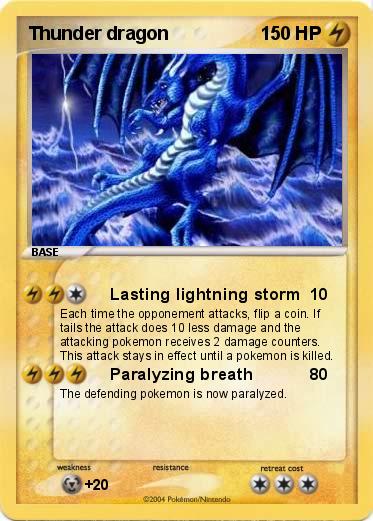 Pokemon Thunder dragon