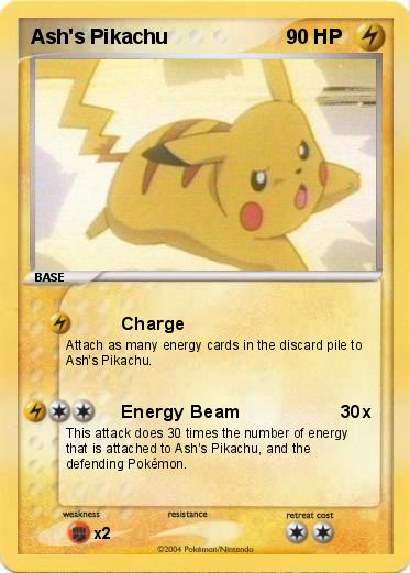 Pokemon Ash's Pikachu