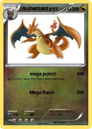 Pokemon m charizard y ex