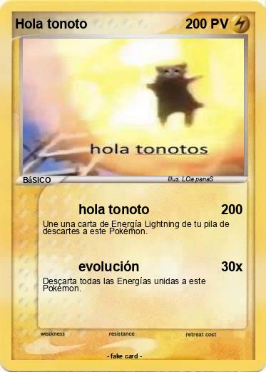 Pokemon Hola tonoto