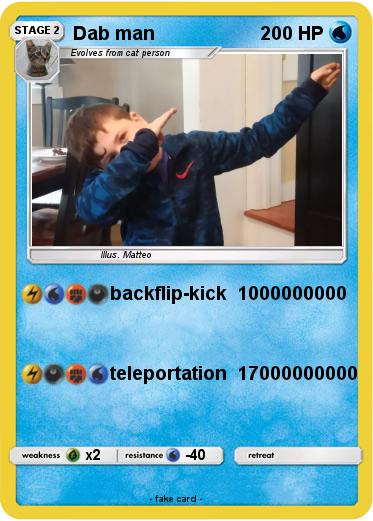 Pokemon Dab man