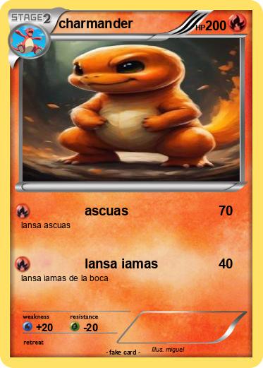 Pokemon charmander