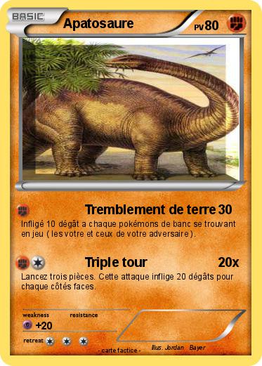 Pokemon Apatosaure