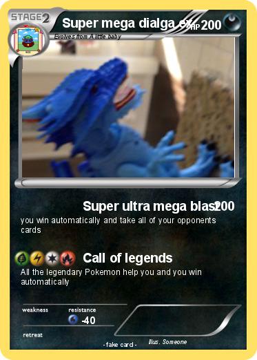 Pokemon Super mega dialga ex