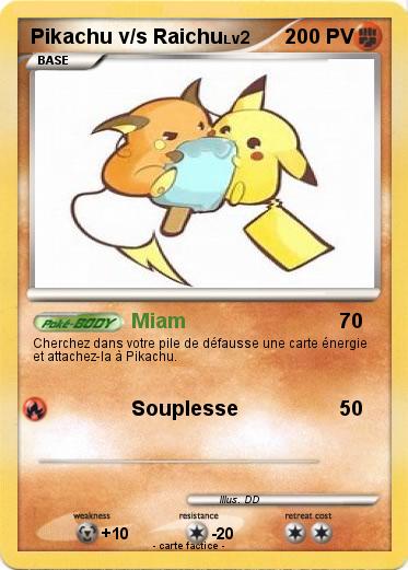 Pokemon Pikachu v/s Raichu