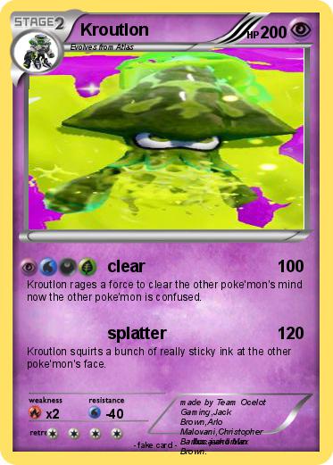 Pokemon Kroutlon