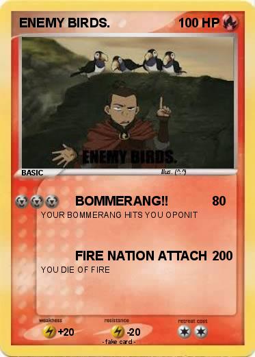 Pokemon ENEMY BIRDS.