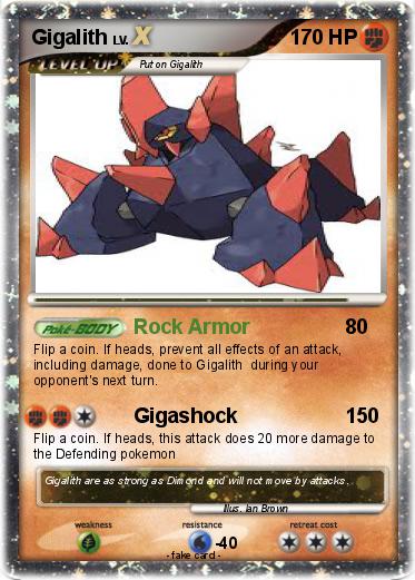 Pokemon Gigalith