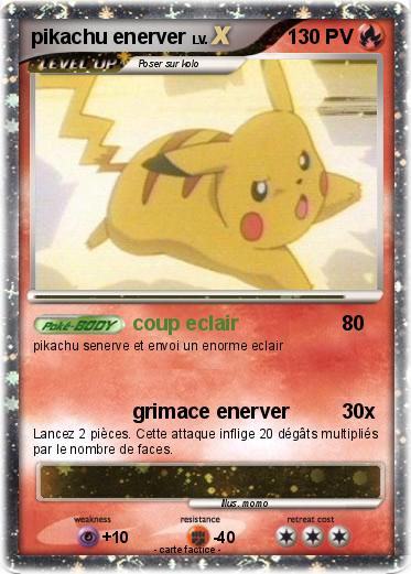 Pokemon pikachu enerver