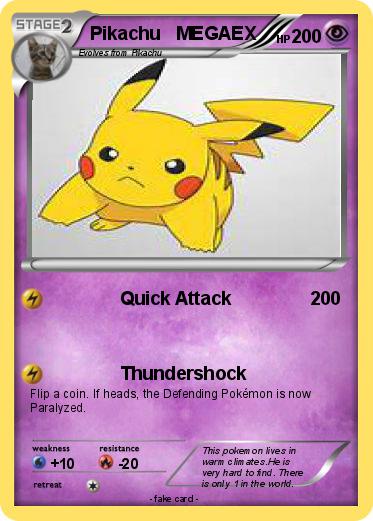 Pokemon Pikachu   MEGAEX