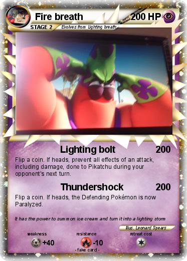 Pokemon Fire breath