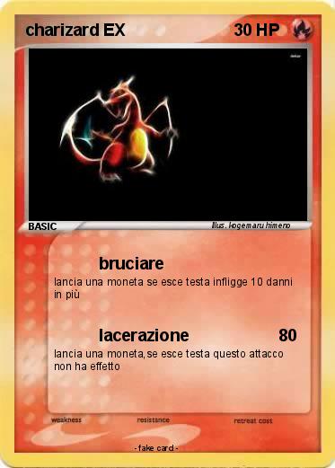 Pokemon charizard EX