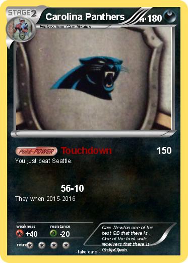 Pokemon Carolina Panthers