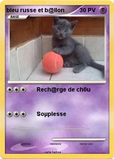 Pokemon bleu russe et b@llon