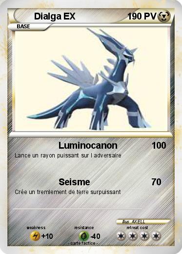 Pokemon Dialga EX