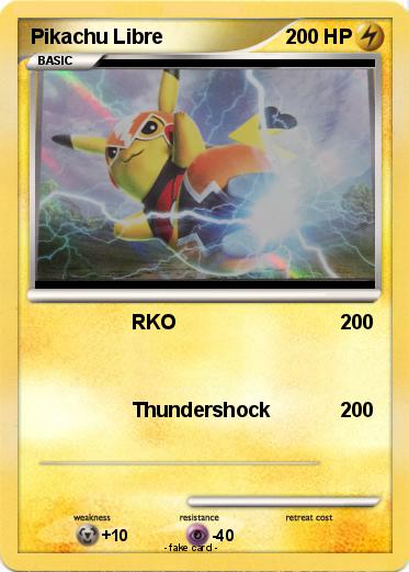 Pokemon Pikachu Libre