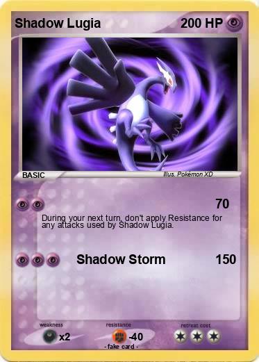 Pokemon Shadow Lugia