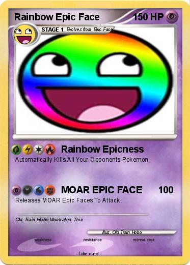 Pokemon Rainbow Epic Face