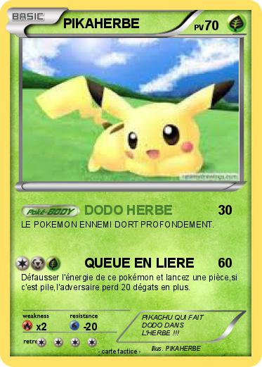 Pokemon PIKAHERBE