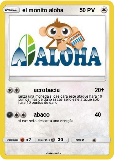 Pokemon el monito aloha