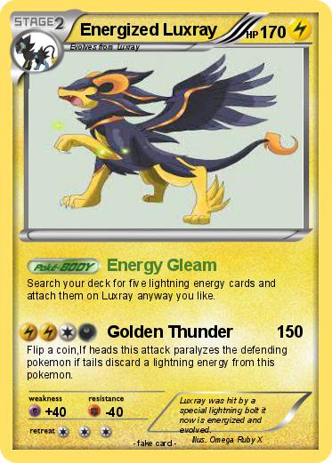 Pokemon Energized Luxray