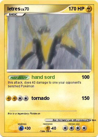 Pokemon letres