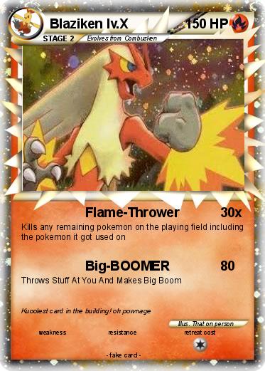 Pokemon Blaziken lv.X