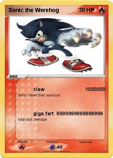 Pokemon Sonic the Werehog