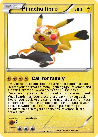 Pokemon Pikachu libre