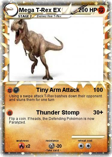 Pokemon Mega T-Rex EX