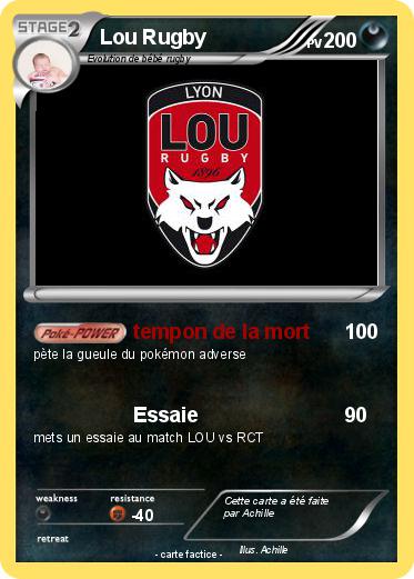 Pokemon Lou Rugby
