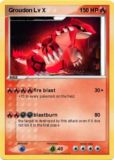 Pokemon Groudon Lv X