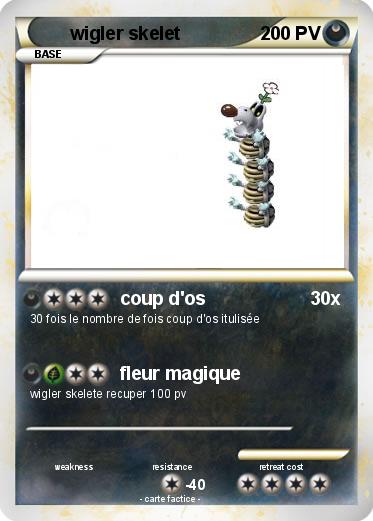 Pokemon wigler skelet