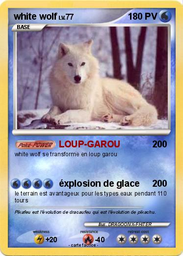 Pokemon white wolf