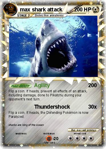 Pokemon max shark attack