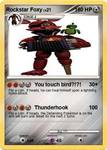 Pokemon Rockstar Foxy