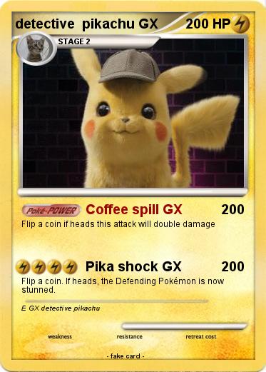 Pokemon detective  pikachu GX