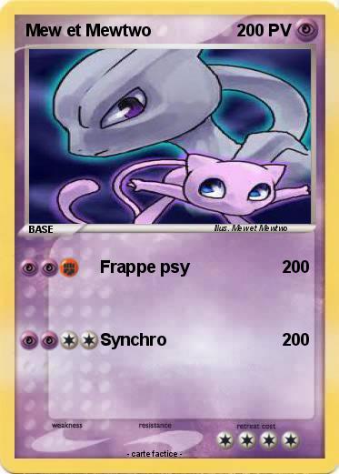 Pokemon Mew et Mewtwo