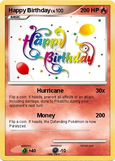 Pokemon Happy Birthday