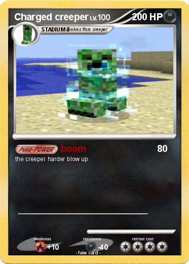 Pokemon Charged creeper